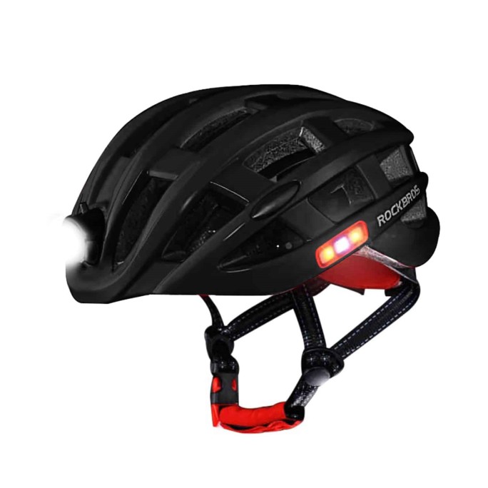 Cască AERIUM ROCKBROS Ultralight cu lanternă cu LED neagră Cască AERIUM ROCKBROS Ultralight cu lanternă cu LED neagră