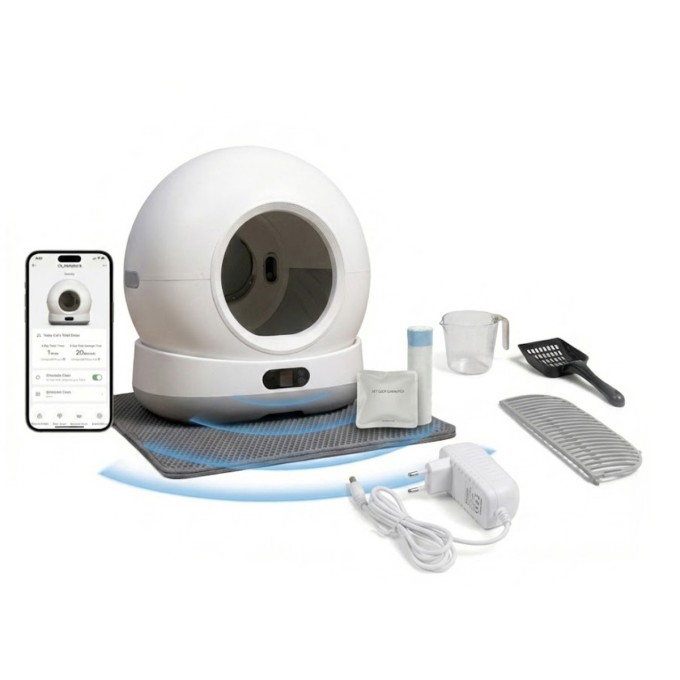 Litieră inteligentă pentru pisici AERIUM Clean Box Litieră inteligentă pentru pisici AERIUM Clean Box